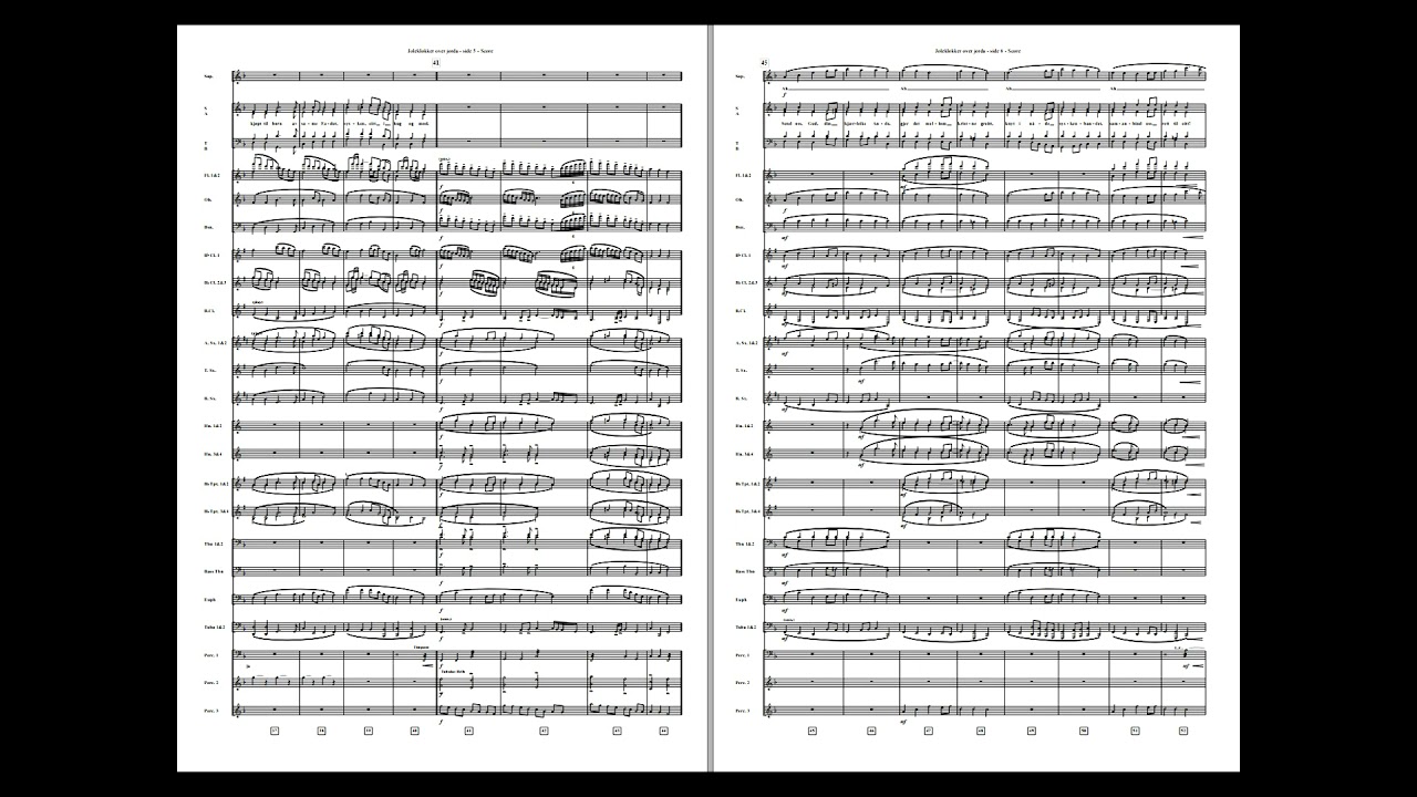 Joleklokker Over Jorda - Hovden/Nordraak /Arr: Reid Gilje. Available for Concert Band, Grade 3,5.