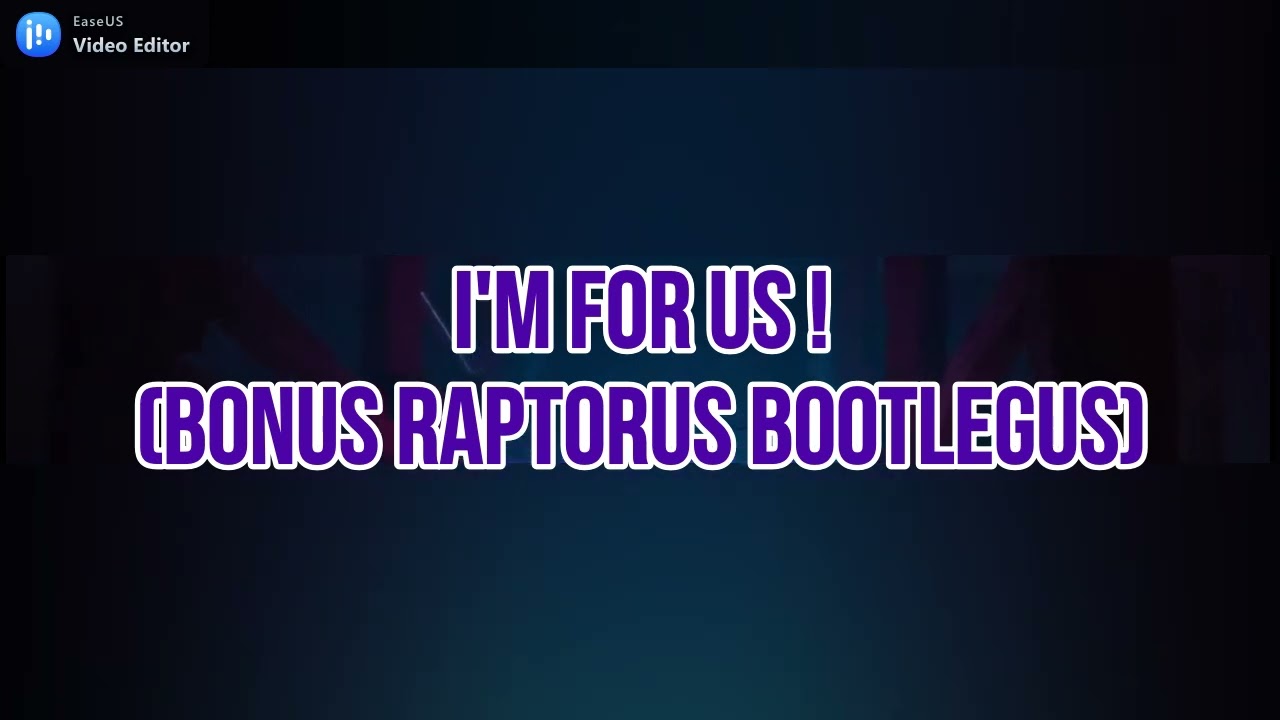 I'm for us ! (Bonus Raptorus Bootlegus) 