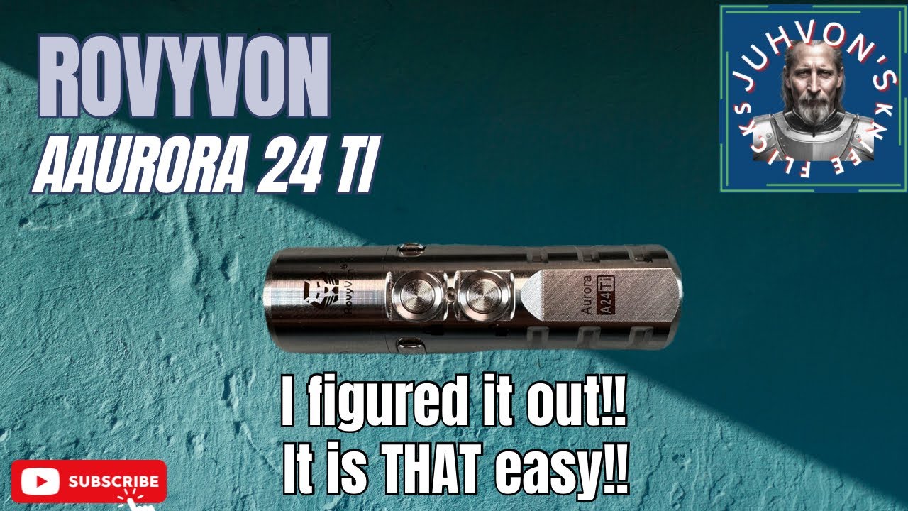 Фонарь RovyVon Aurora A24 G2 Titanium LED!