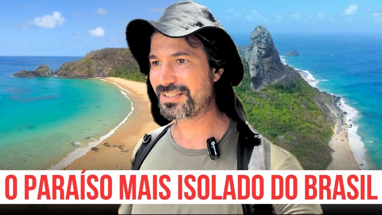 Fui Atrás das Praias Mais Lindas do Brasil -  Uma Ilha Paradisíaca no Atlântico