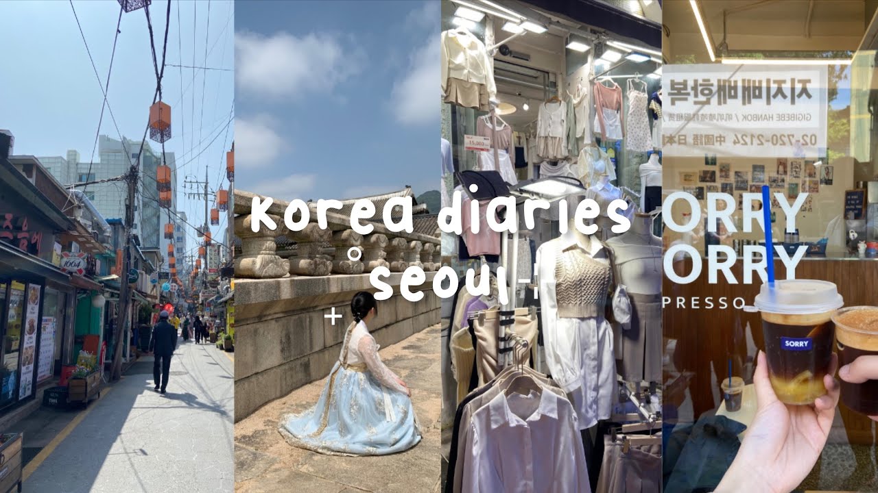korea diaries♡: seoul, food, shopping in hongdae, muse clinic, hanbok, myeongdong