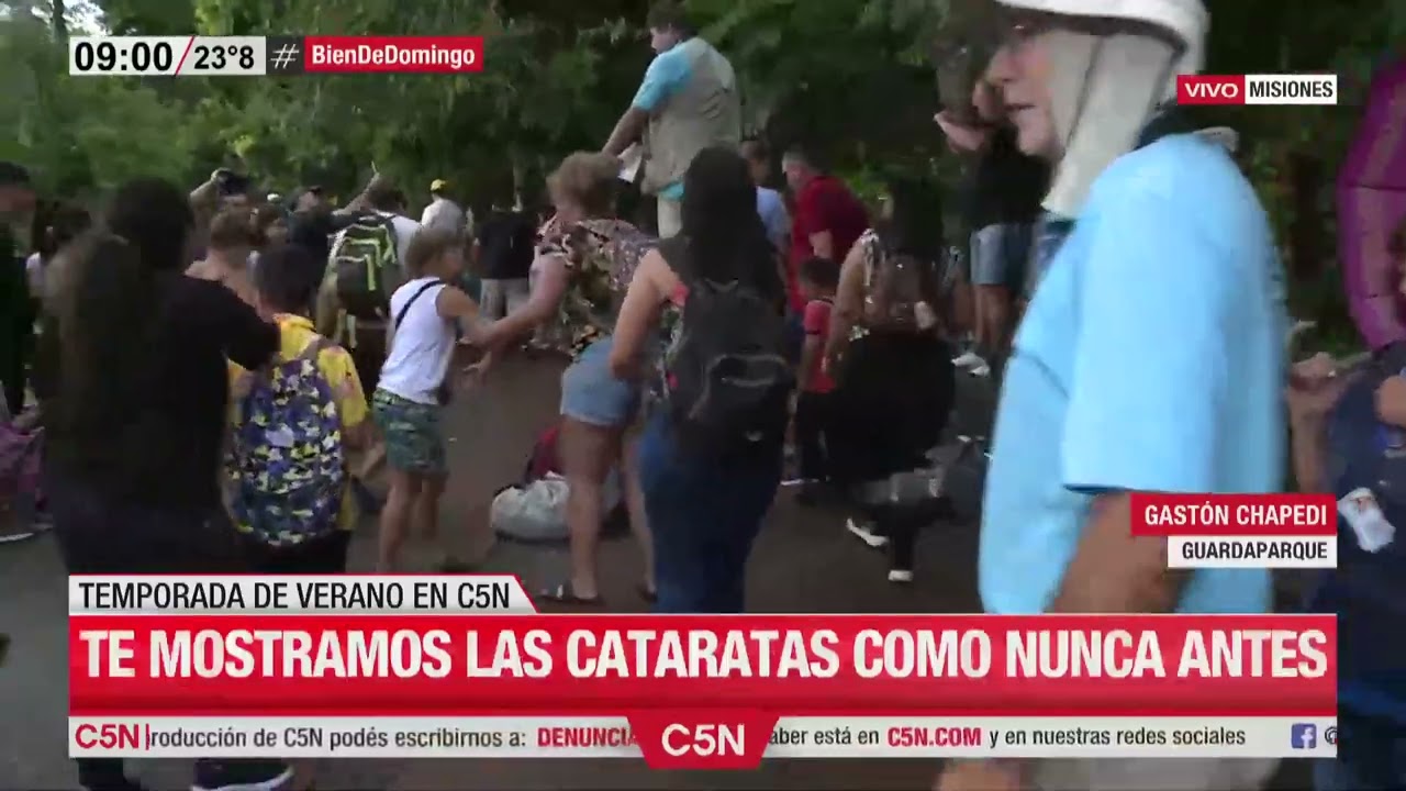 TEMPORADA de VERANO en C5N: RECORREMOS PARQUE IGUAZÚ