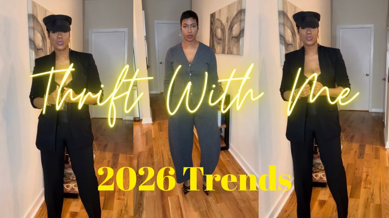 Thrift With Me: The Thrift Store is Overflowing With 2026 Trends | Style Over 50  | MsGlamDoll Tv