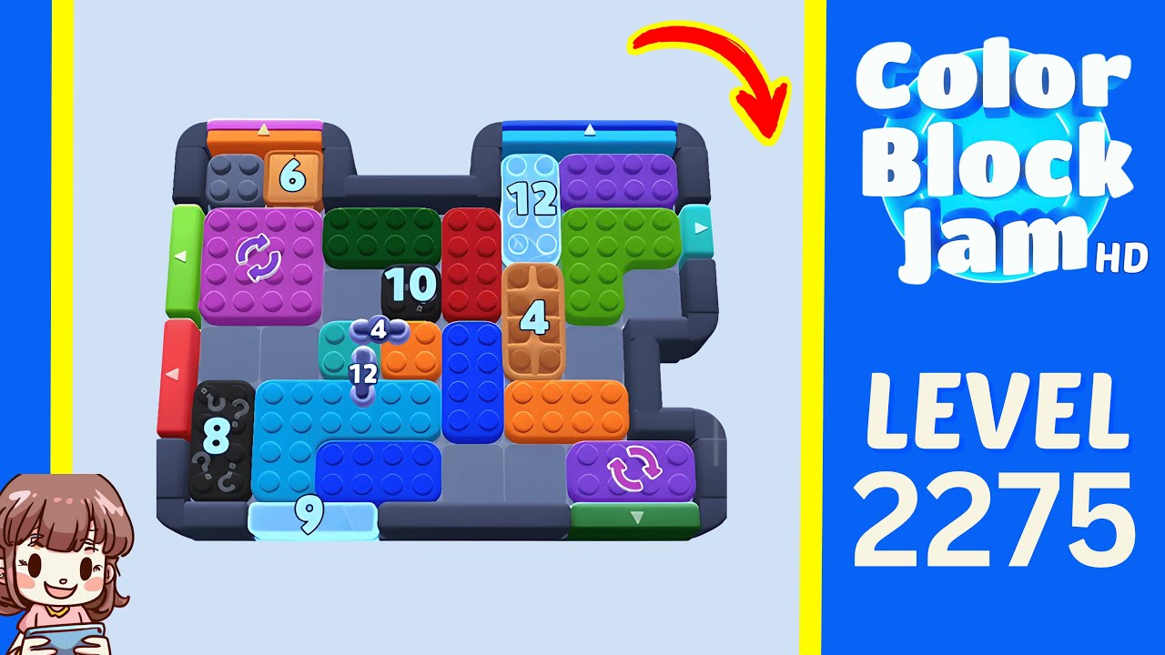 Color Block Jam Level 1367 (2275) Solution Walkthrough