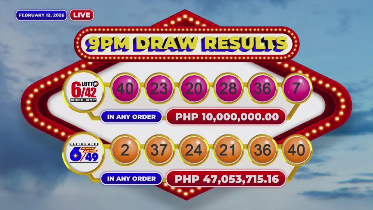 [LIVE] PCSO 9:00 PM Lotto Draw - February 12, 2026