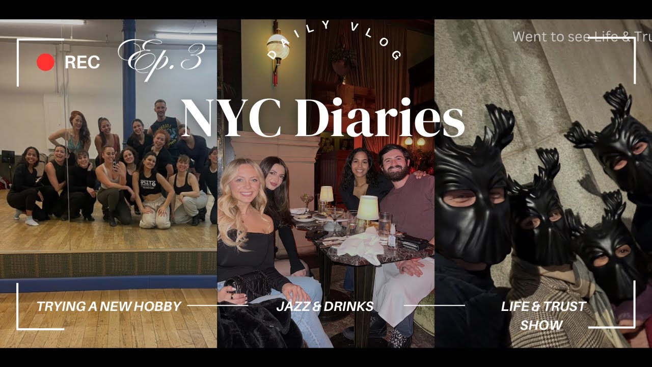 NYC Diaries ep. 3 | trying new hobbies & seeing some shows