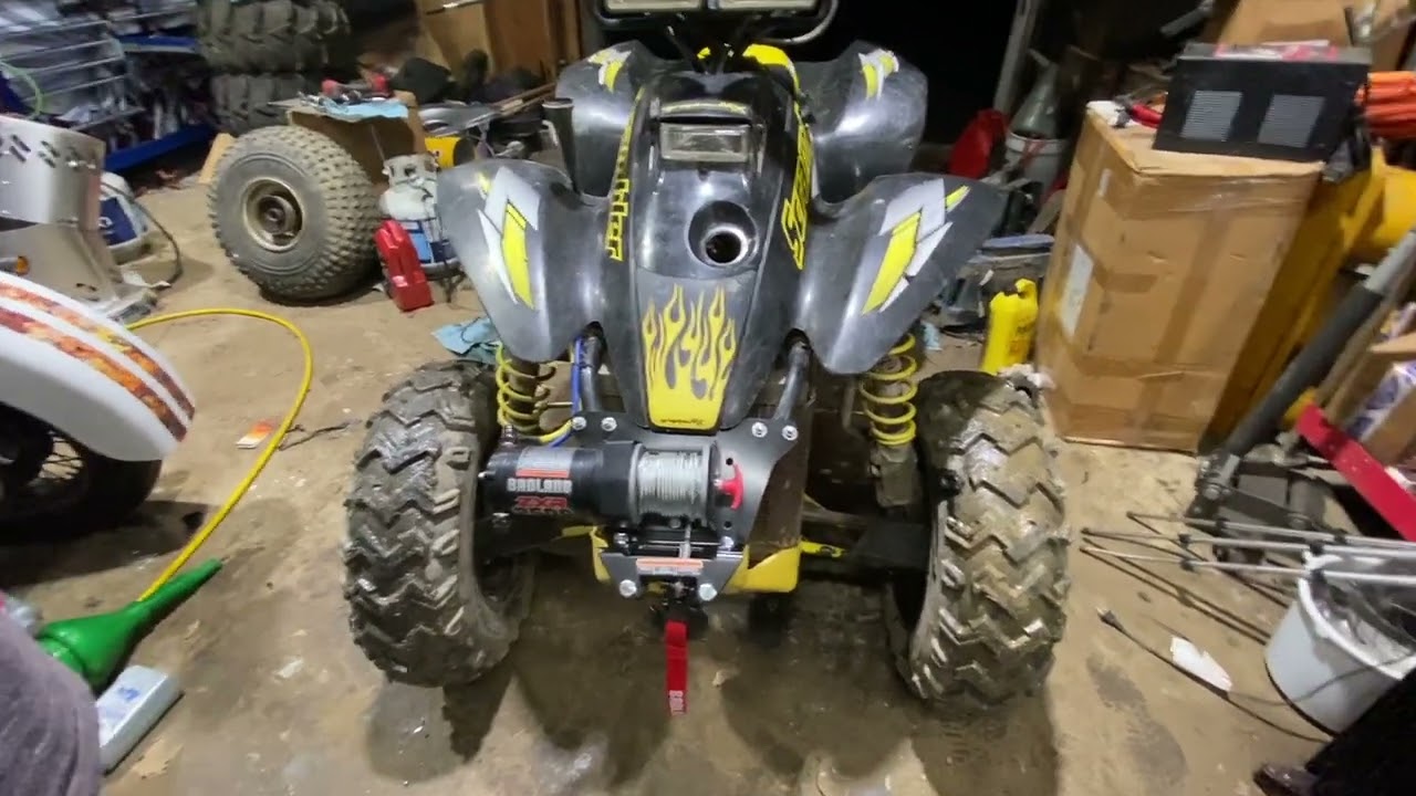 Diagnosing a 2004 Polaris Scrambler 500 and hooking up some goodies