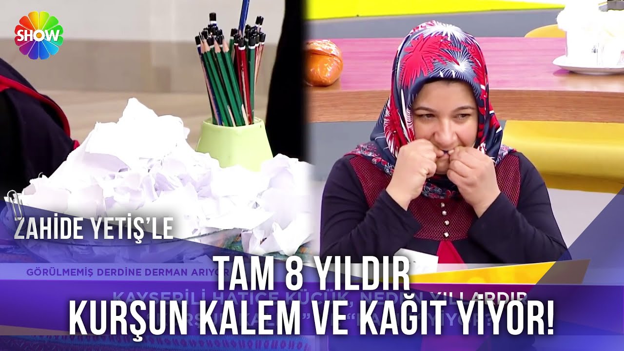 Kurşun kalem ve kağıt yiyor! | Zahide Yetiş'le