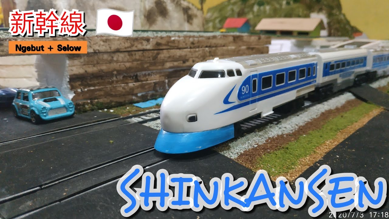 Kereta Cepat Shinkansen Jepang Ngebut di Rel Berkelok Rail King