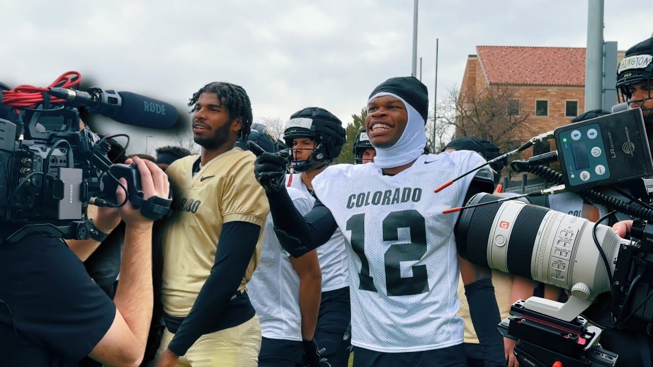 TRAVIS HUNTER MIC'D UP AT COLORADO FOOTBALL PRACTICE