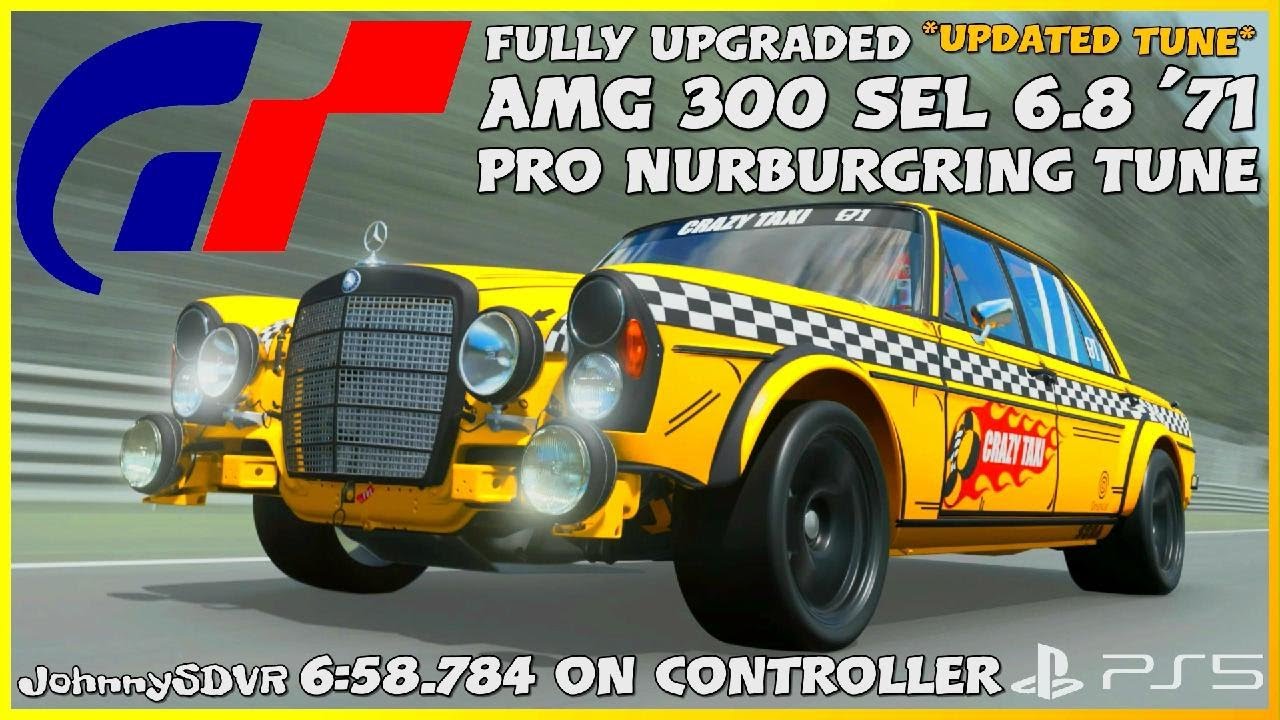 GT7 - Mercedes-AMG 300 SEL 6.8 '71 Pro Tune | Nurburgring Updated Setup | Gran Turismo 7 AMG Tune |