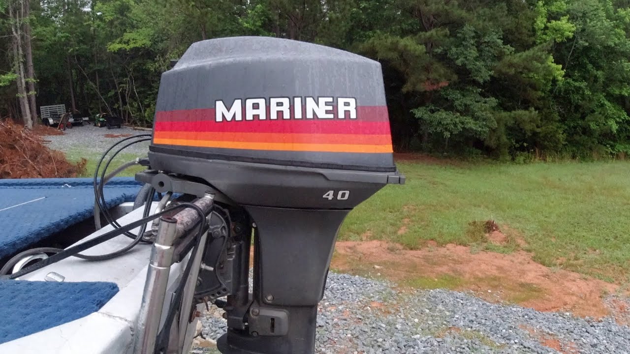 Quick Easy Water Pump Fix early 90's Mariner 40 hp outboard