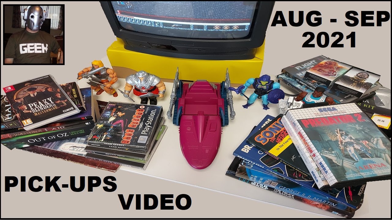AUG - SEP 21 - PICK UPS (He-Man, Sega, Nintendo, Books & Toys)