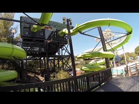The Vortex (HD POV) - Water Slide at Raging Waters (San Dimas, CA)