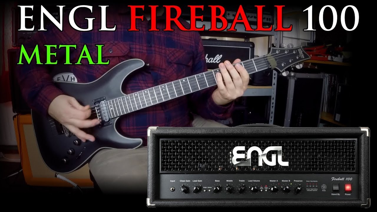 'Firebreather' ENGL Fireball 100 metal demo! (OH 412 ZLCS V30)