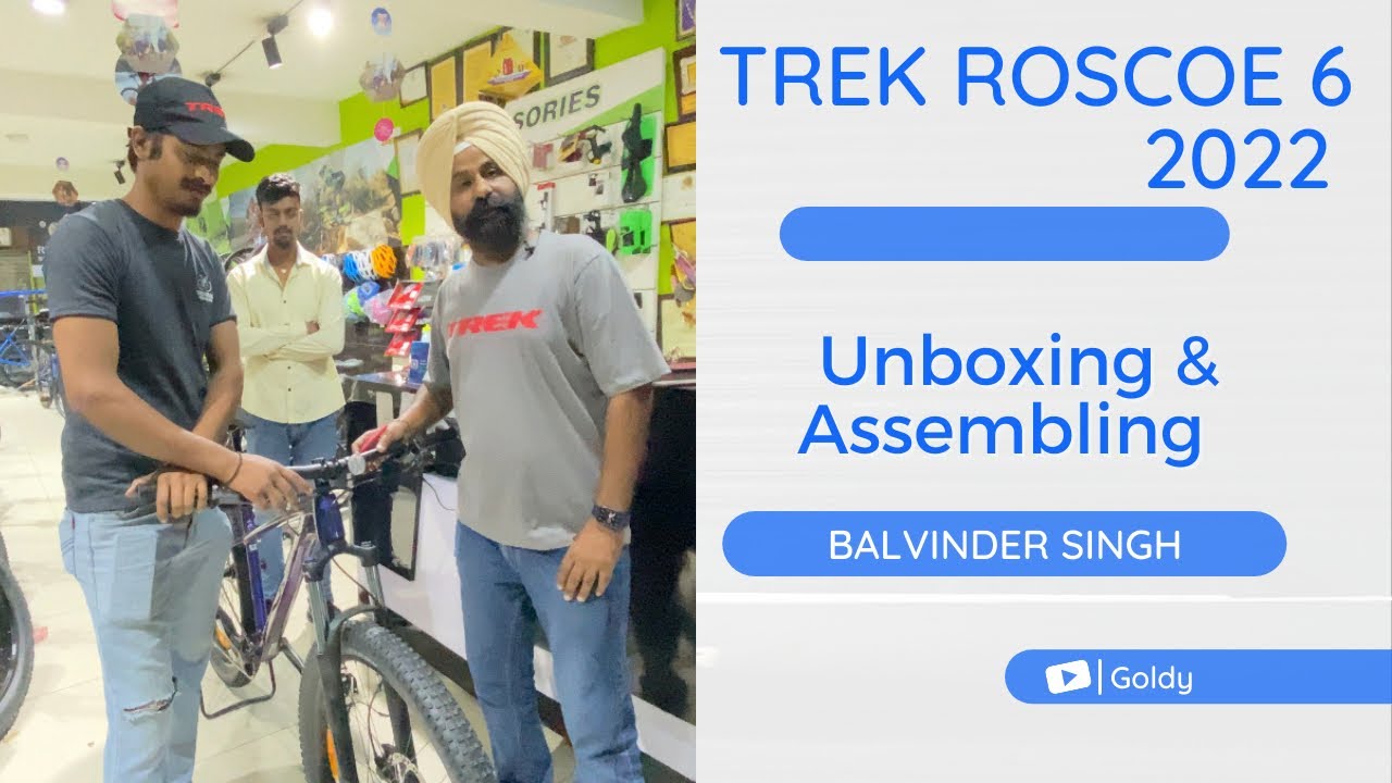 TREK ROSCOE 6 2022 | UNBOXING | ASSEMBLING | GOLDY |