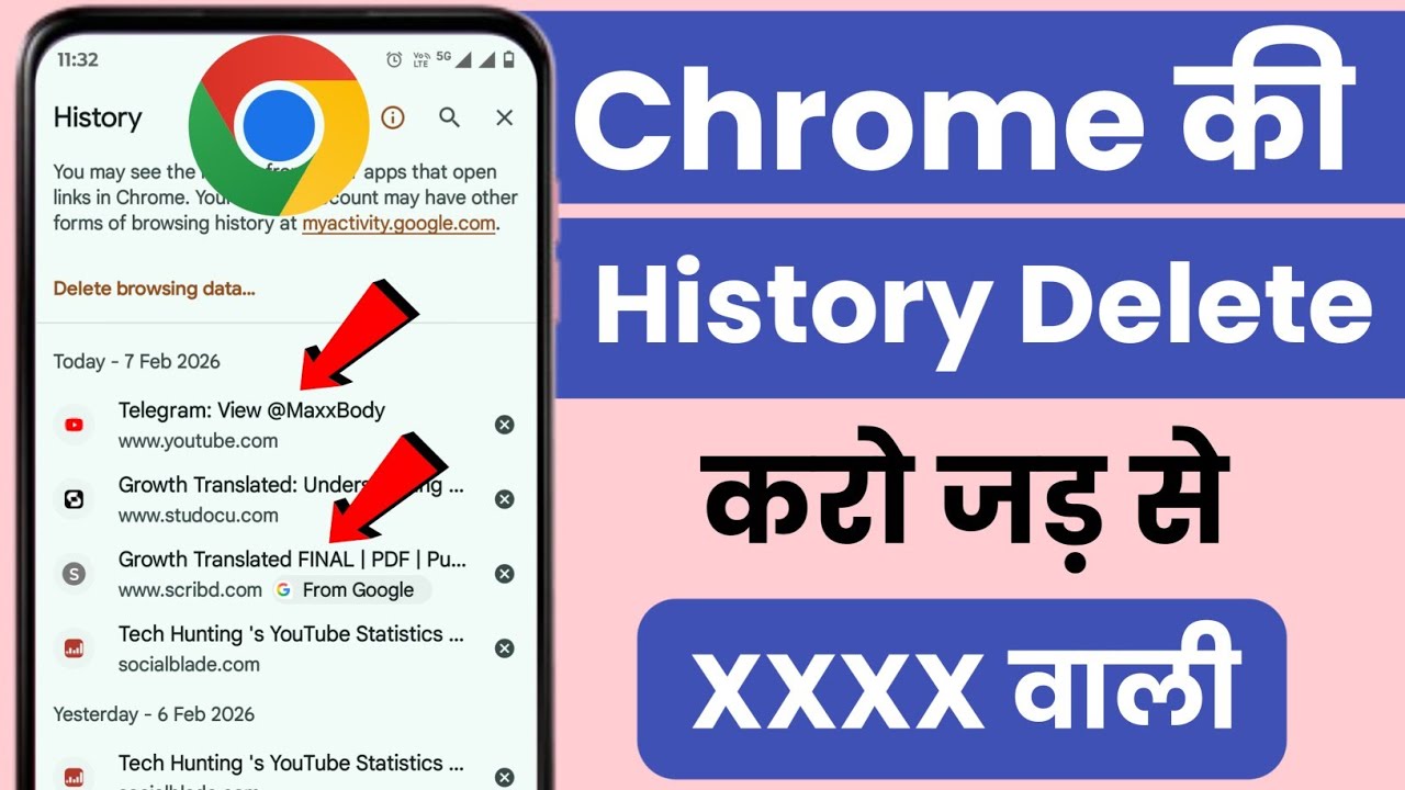 chrome ki history kaise delete kare mobile, chrome history delete select all 2026 