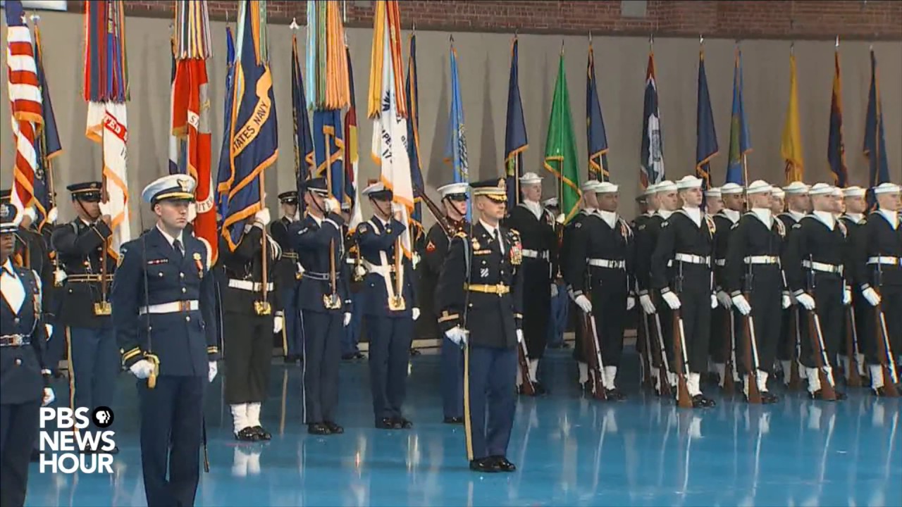 Watch full military farewell to President Obama