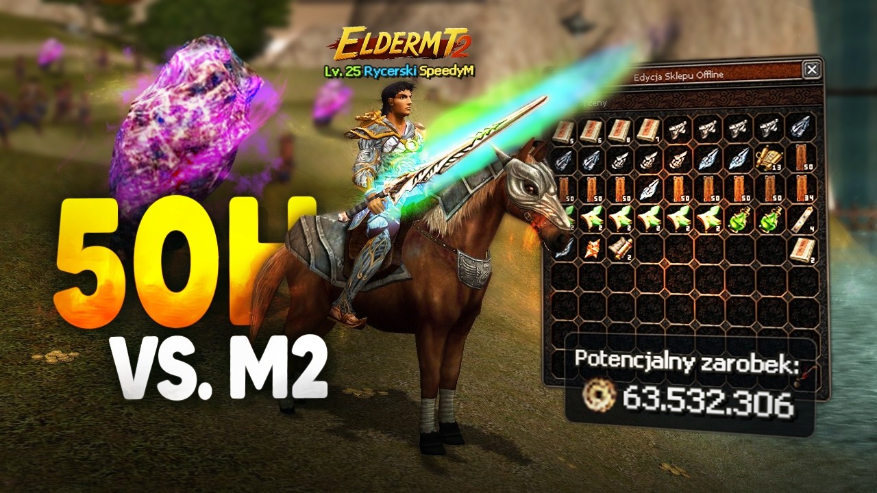 ElderMT2 Ile zarobiłem przez 50h na M2