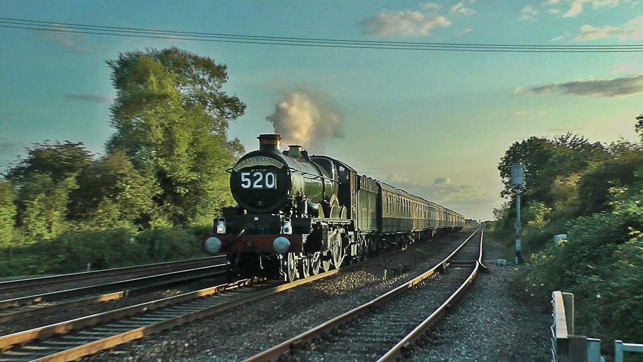Nunney Castle thunders through the West Country - The Torbay Express - 03/08/14
