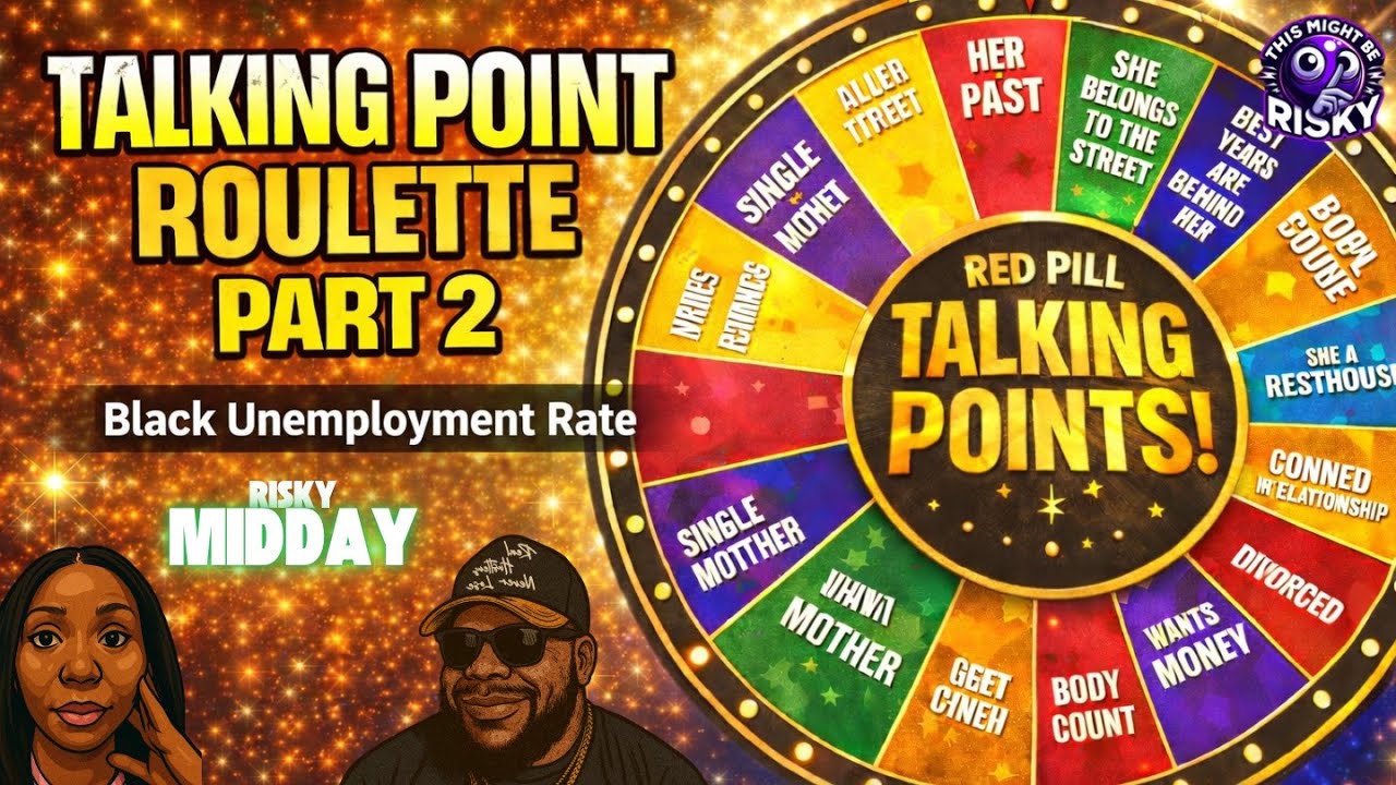 8 Percent Black Unemployment Rate! Desperate Times! Talking Point Roulette! | #TMBR - Risky Midday!
