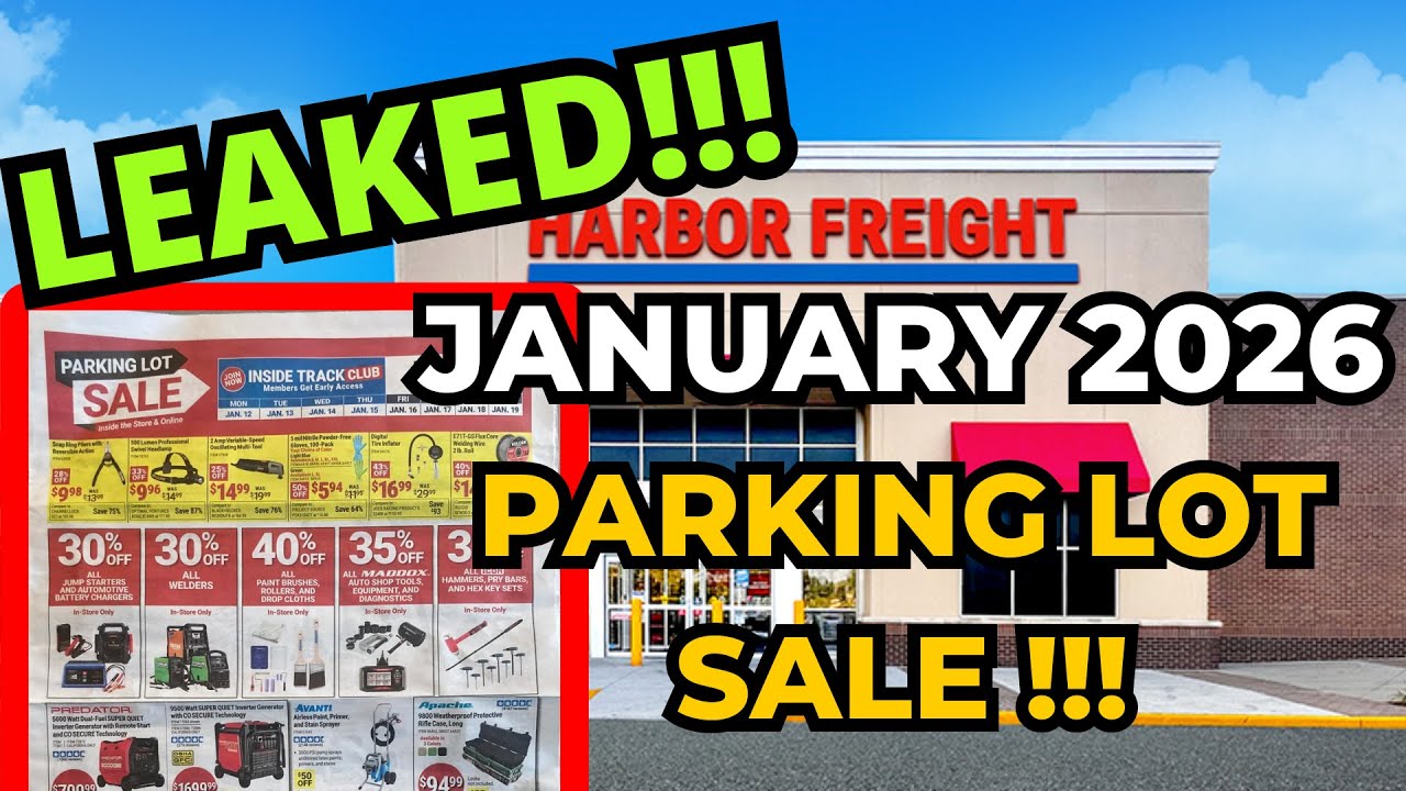 Harbor Freight January Sale Leaked Before Official Date!