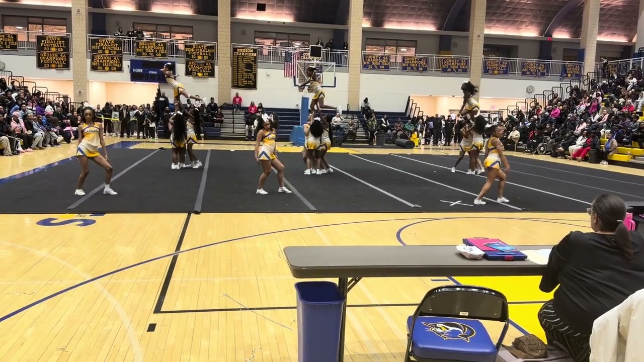 My team cheering