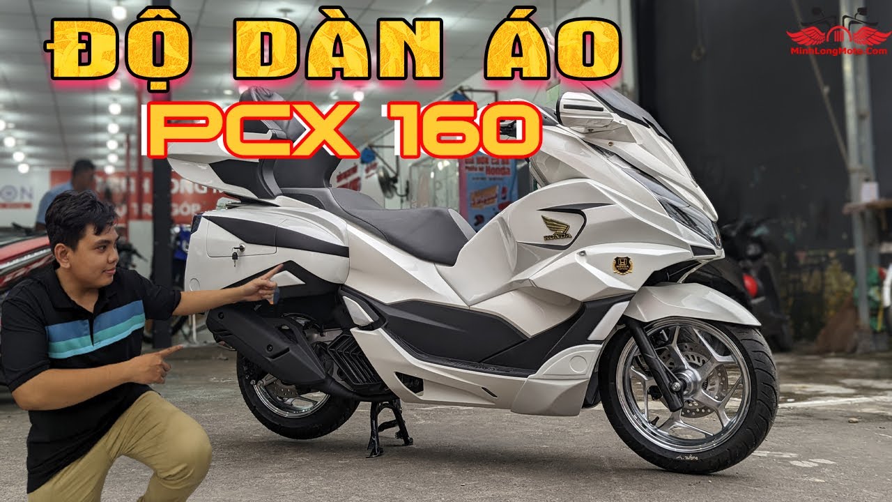 PCX 160 ĐỘ GOLD WING FULL CHI TIẾT - Minh Long Motor