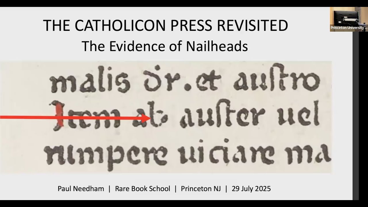 The Catholicon Press Revisited: The Evidence of Nailheads