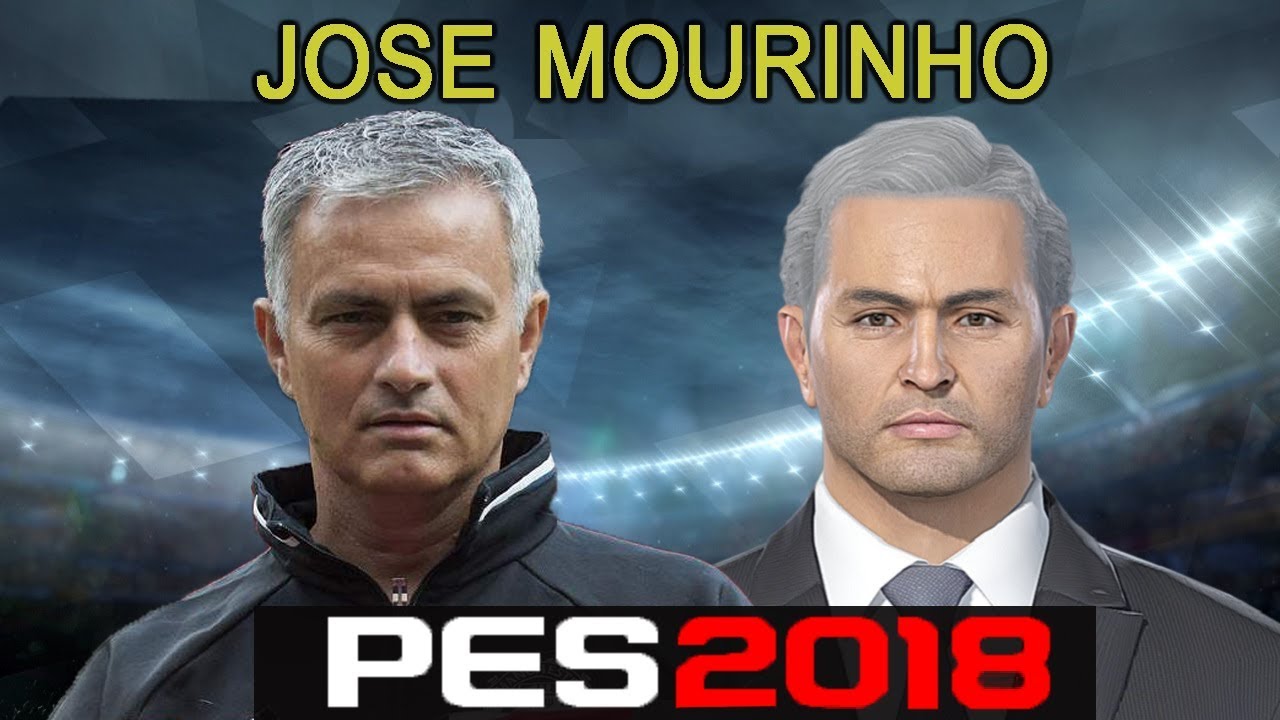 Jose Mourinho face - PES 2018 HD60fps