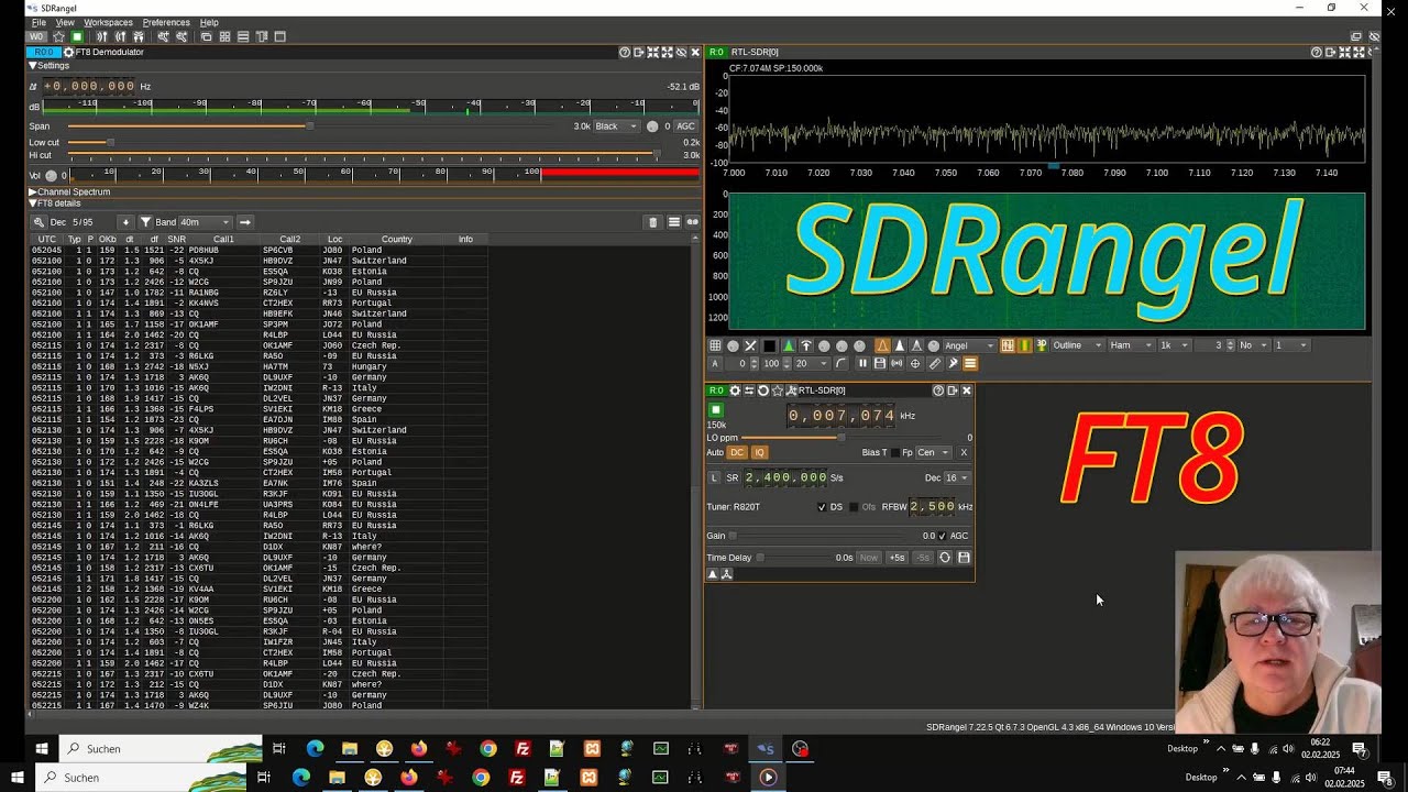 SDRangel FT8 Modul ♦ Anleitung Explained (English subtitles) ► Nooelec V5 & Youloop