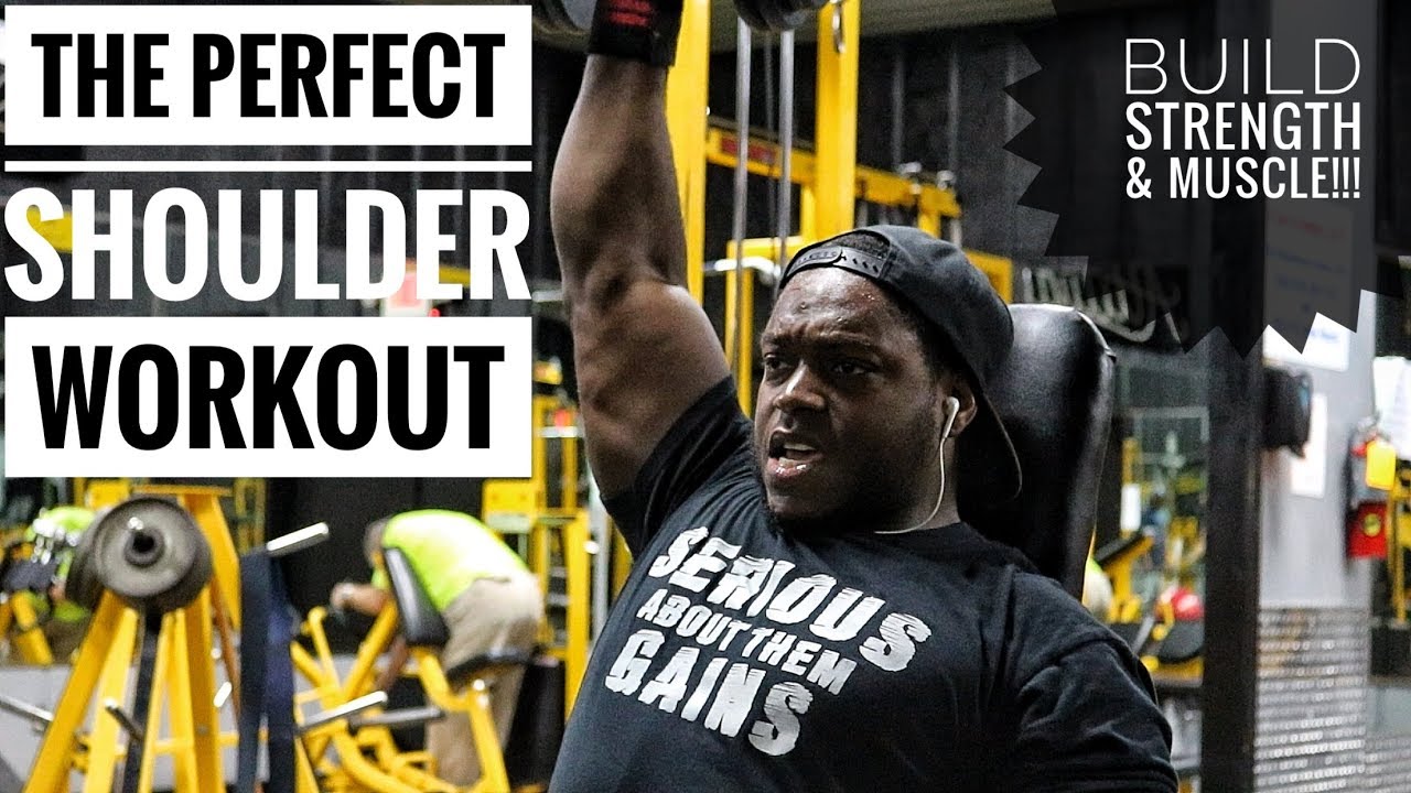 SHOULDER WORKOUT With Full WARM UP ROUTINE and GREAT TIPS