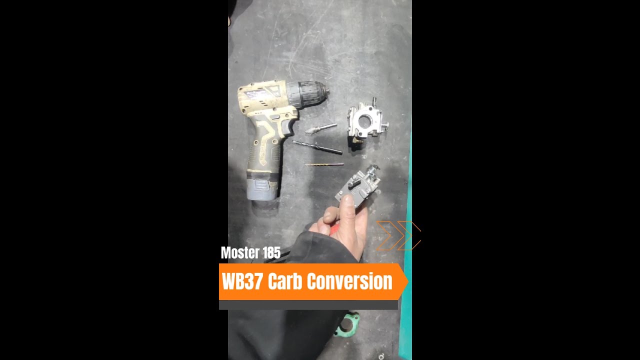 Want MORE thrust from your Moster 185? Change your carburetor to a Walbro wb37.