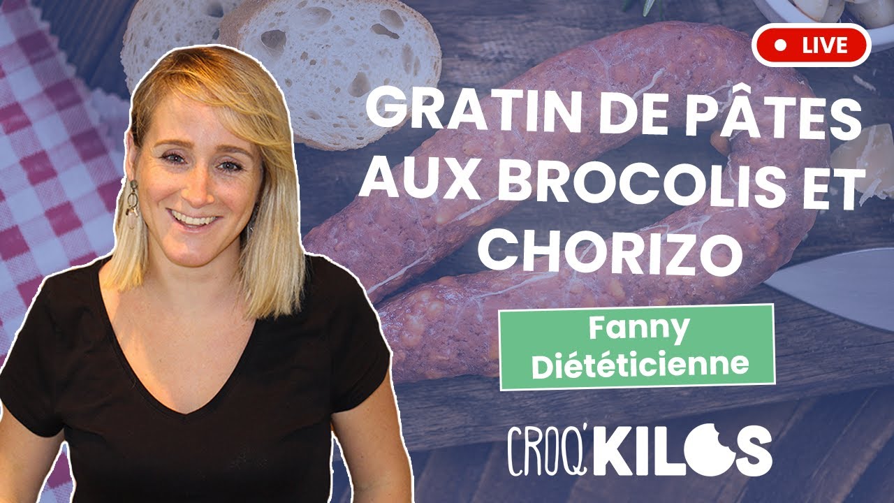 Gratin de pâtes aux brocolis et chorizo - Croq'Kilos