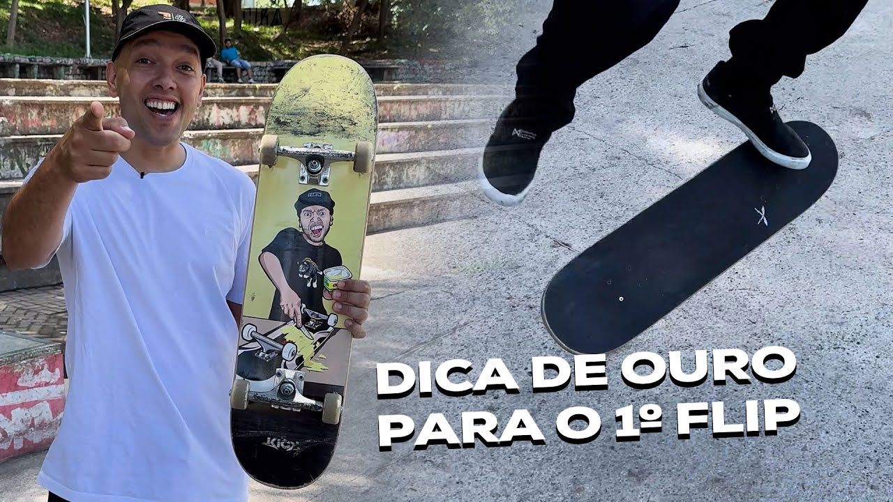 Como mandar FLIP no SKATE para Iniciantes - Dica Secreta
