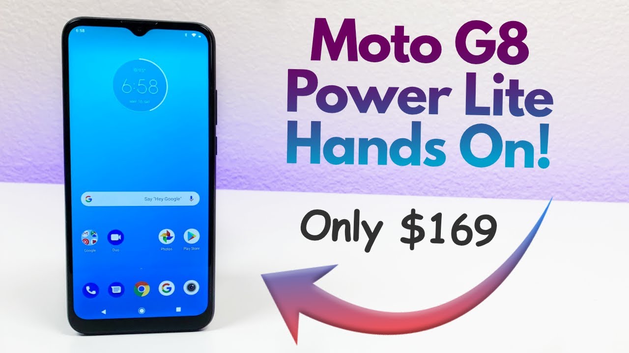 Moto G8 Power Lite - Hands On & First Impressions!
