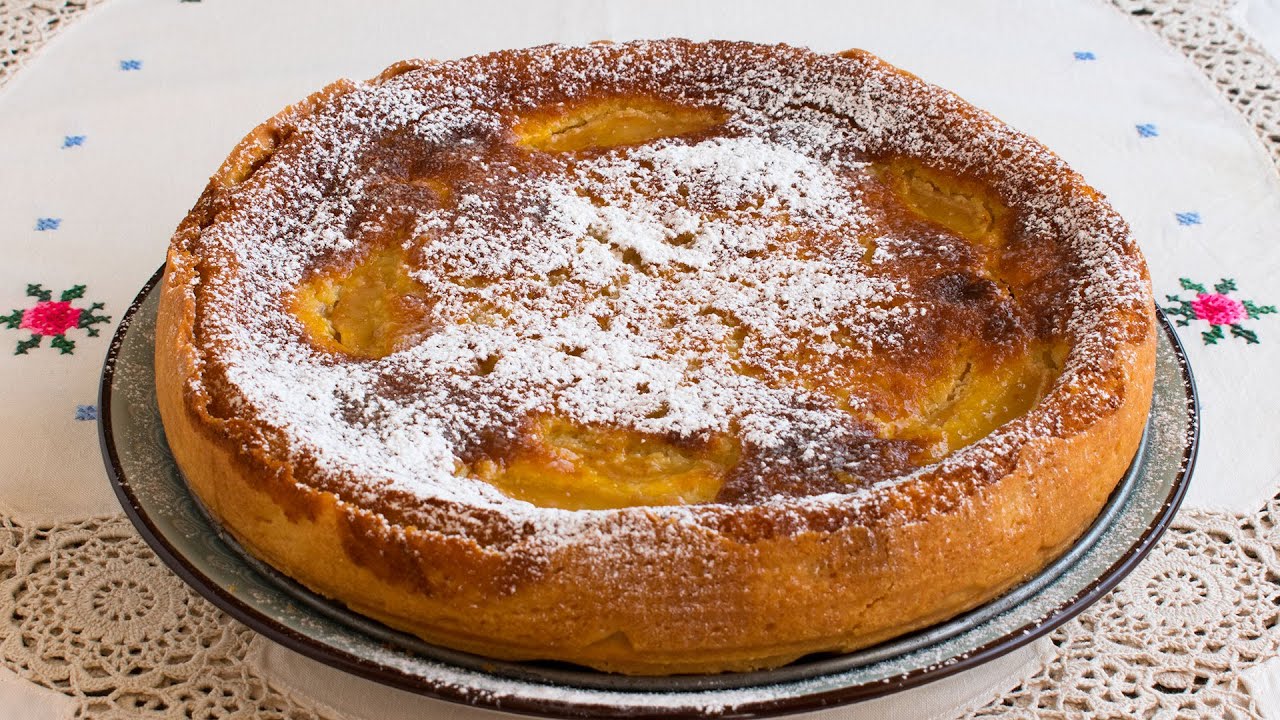Tarta frangipane con pera