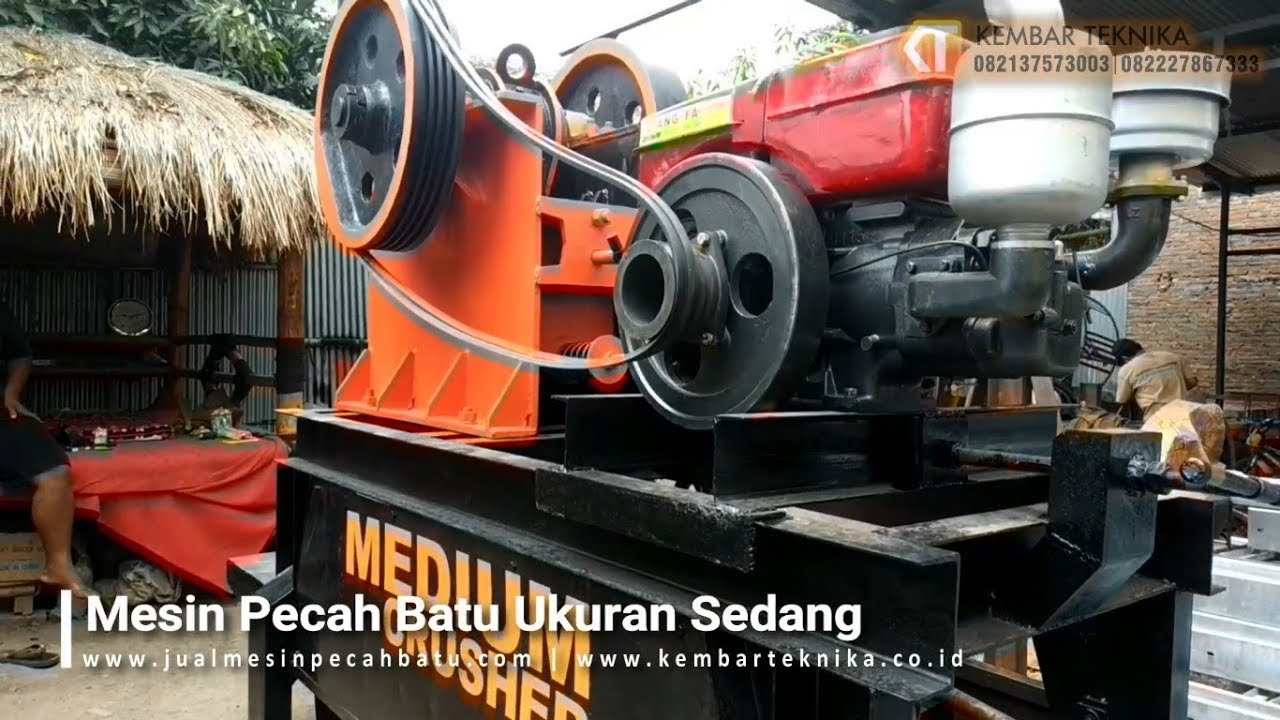 Mesin Pemecah Batu Ukuran Sedang | Medium Stone Crusher