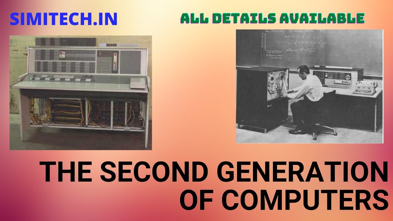second generation computer(1956-1963)