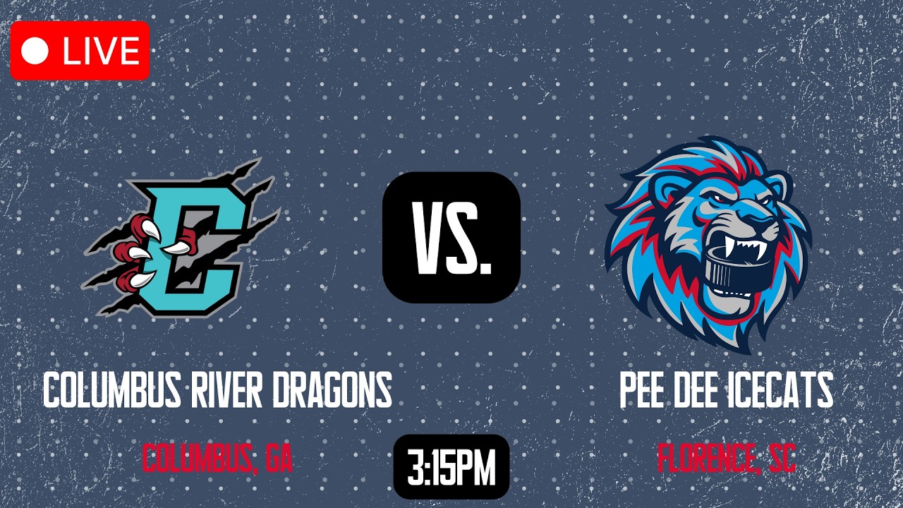 Columbus River Dragons @ Pee Dee IceCats March 15th, 2026