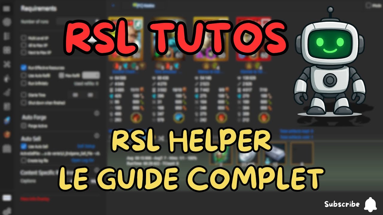 RSL TUTOS : Le guide complet de RSL Helper | Raid: Shadow Legends