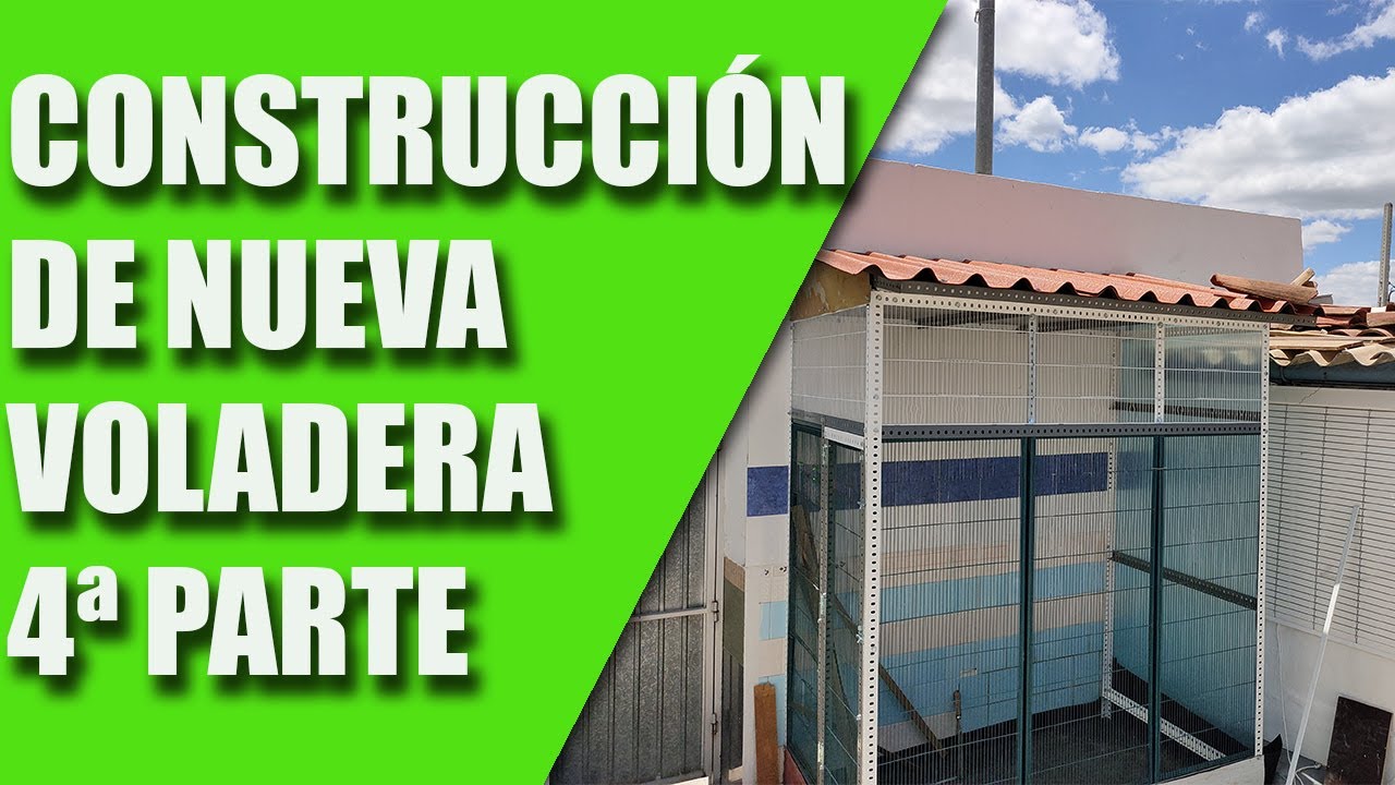 CRÍA CANARIOS (CONSTRUCCIÓN DE LA NUEVA VOLADERA) 4ª PARTE
