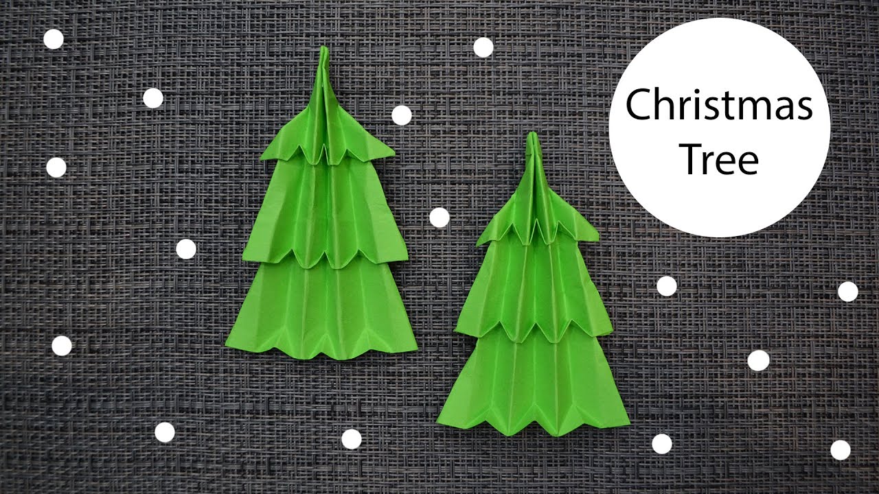 Paper Christmas Tree Origami | Tutorial DIY by ColorMania