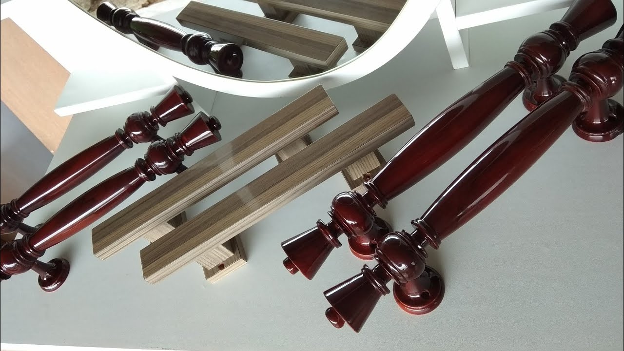 CARA MEMBUAT TARIKAN PINTU / GAGANG PINTU MINIMALIS # Handle Pintu Bahan Kayu