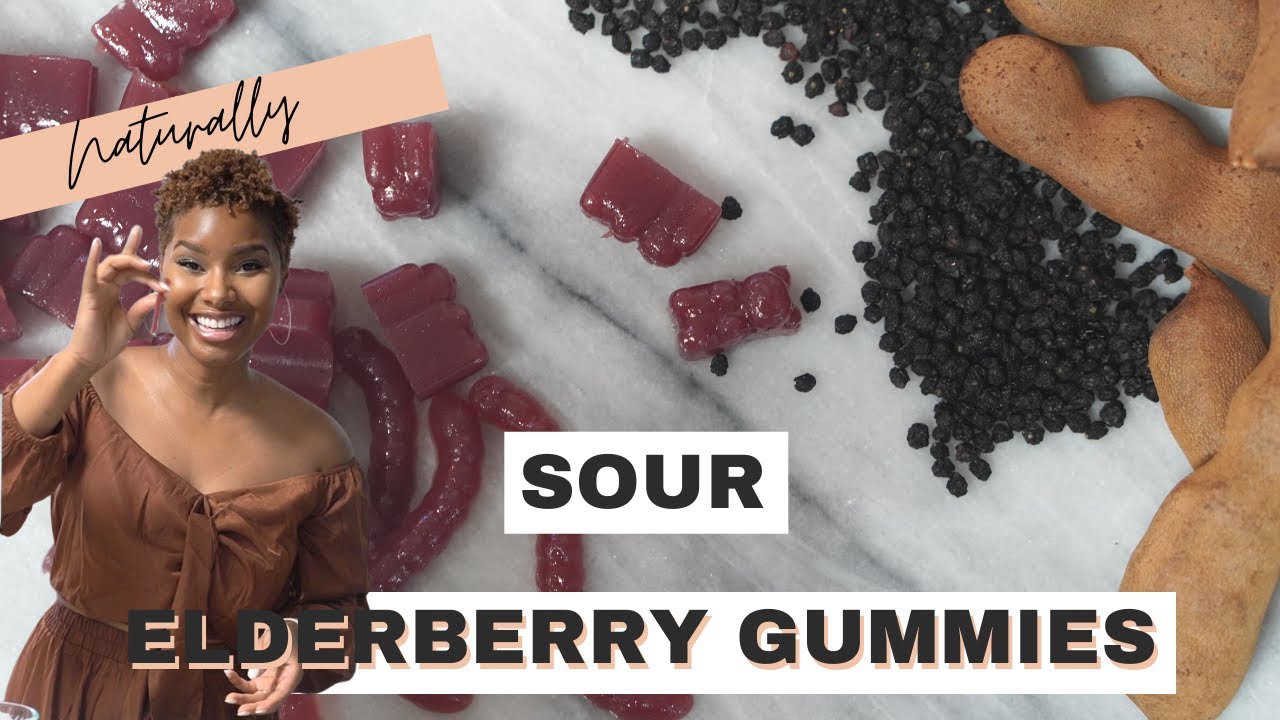 Elderberry Tamarind Gummies | Natural Sour Gummy Recipe