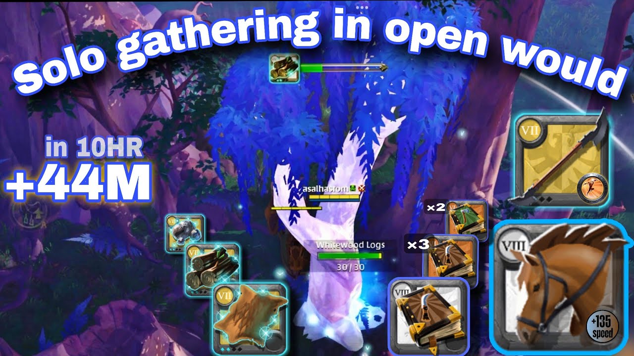 +44M in 10HR 😱 Get ready for a relaxing and enjoyable video / gatherin in black zone💀8.2 30/30 wood 