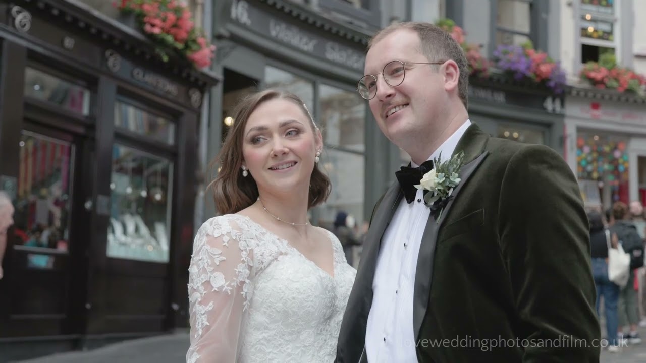 The Scotsman Hotel Wedding Video Highlights Edit - Adam and Ailsa in 4K