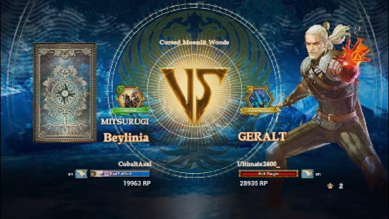 Soul Calibur 6: Ranked Match 523 (CobaltAxel VS Geralt)