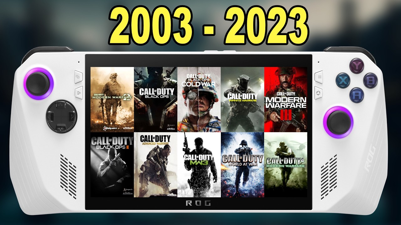 Тестирование ВСЕХ игр COD на ROG ALLY