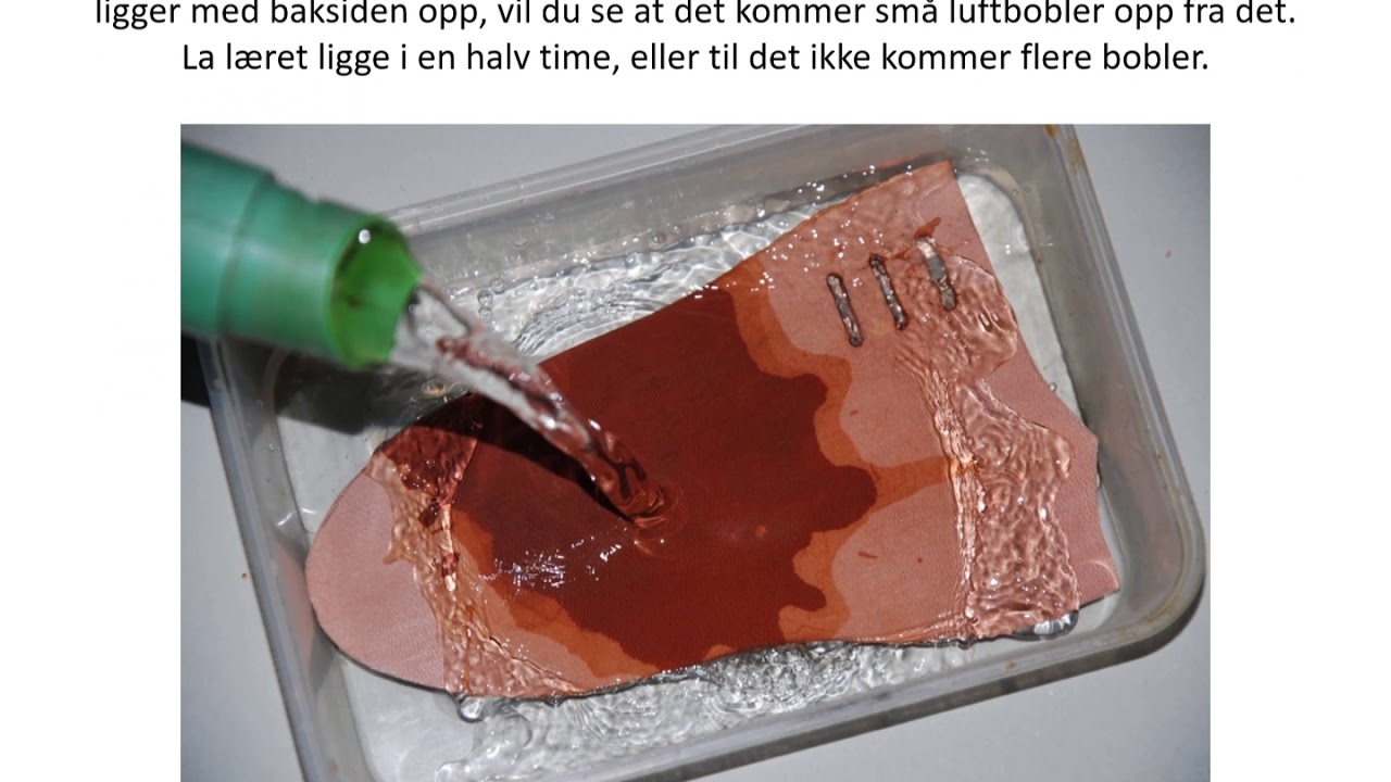 NKF - Å Lage enkel knivslire i lær - Del 2